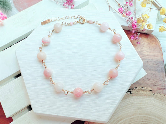 Pink Opal Bracelet