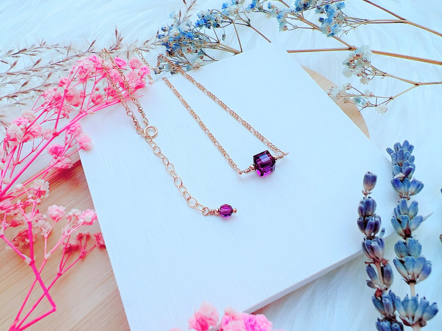 Crystal Cube Necklace