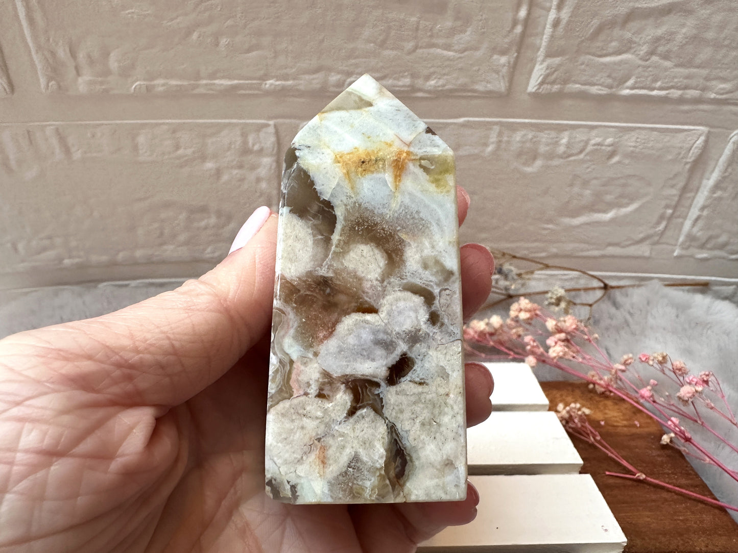 Flower Agate Tower Obelisk