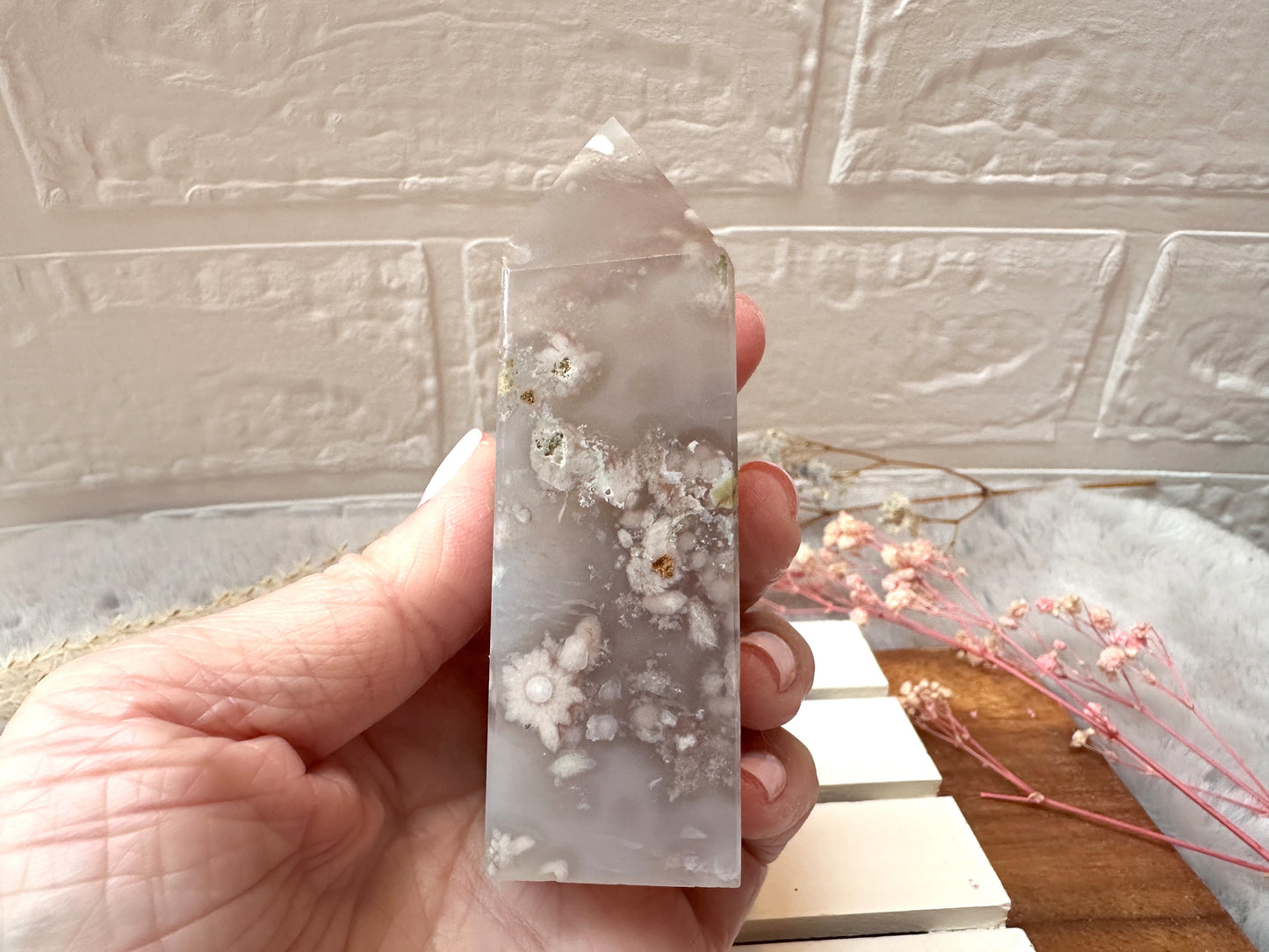 Flower Agate Tower Obelisk