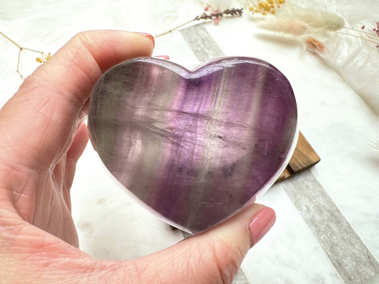 Small Fluorite Heart Bowl