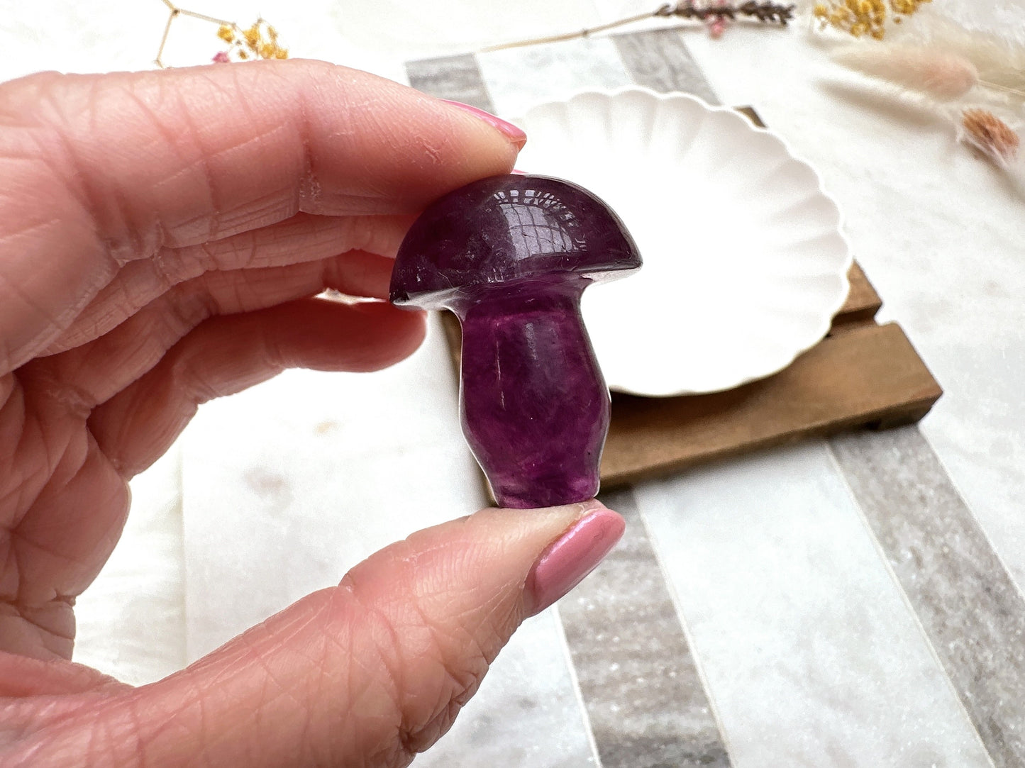 Small Fluorite Mushroom