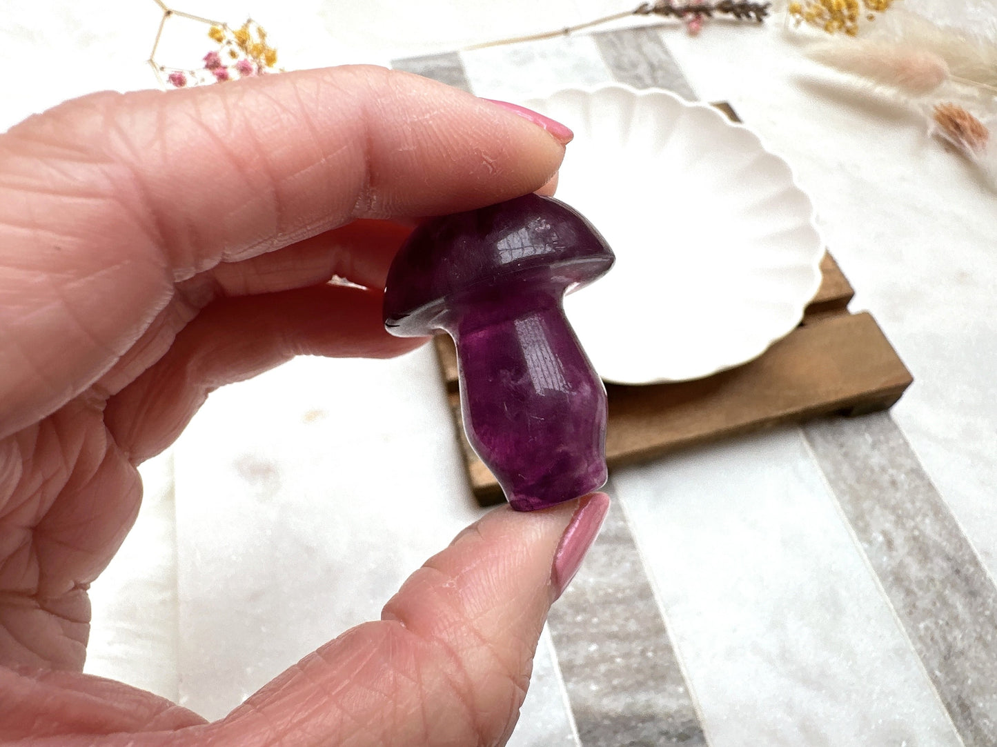 Small Fluorite Mushroom