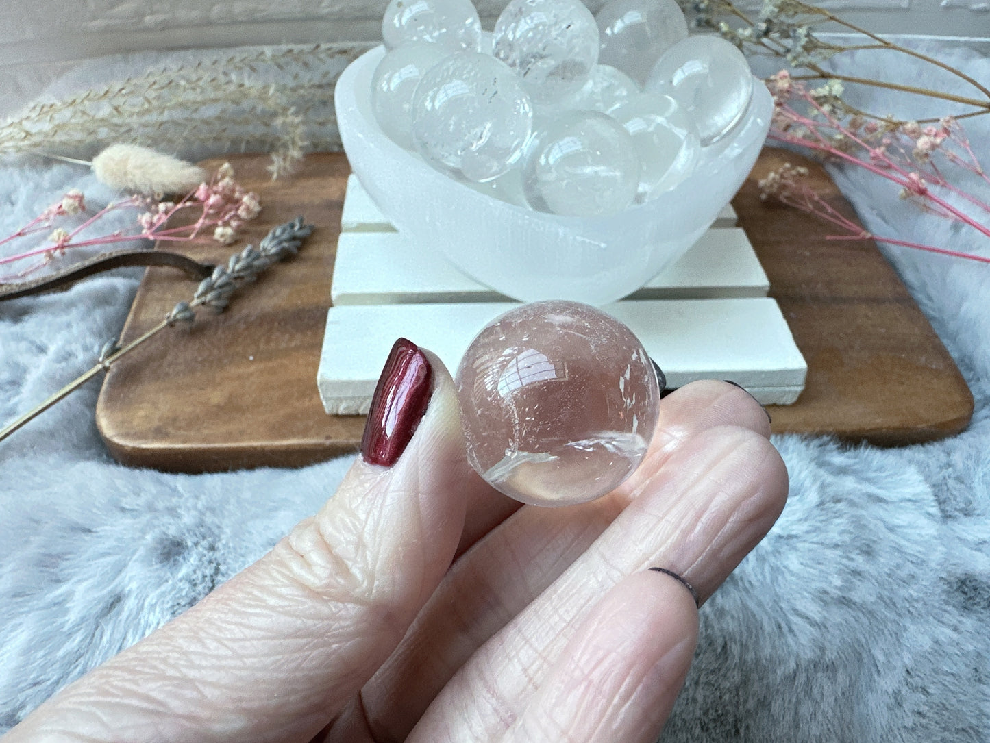 Mini Clear Quartz Sphere