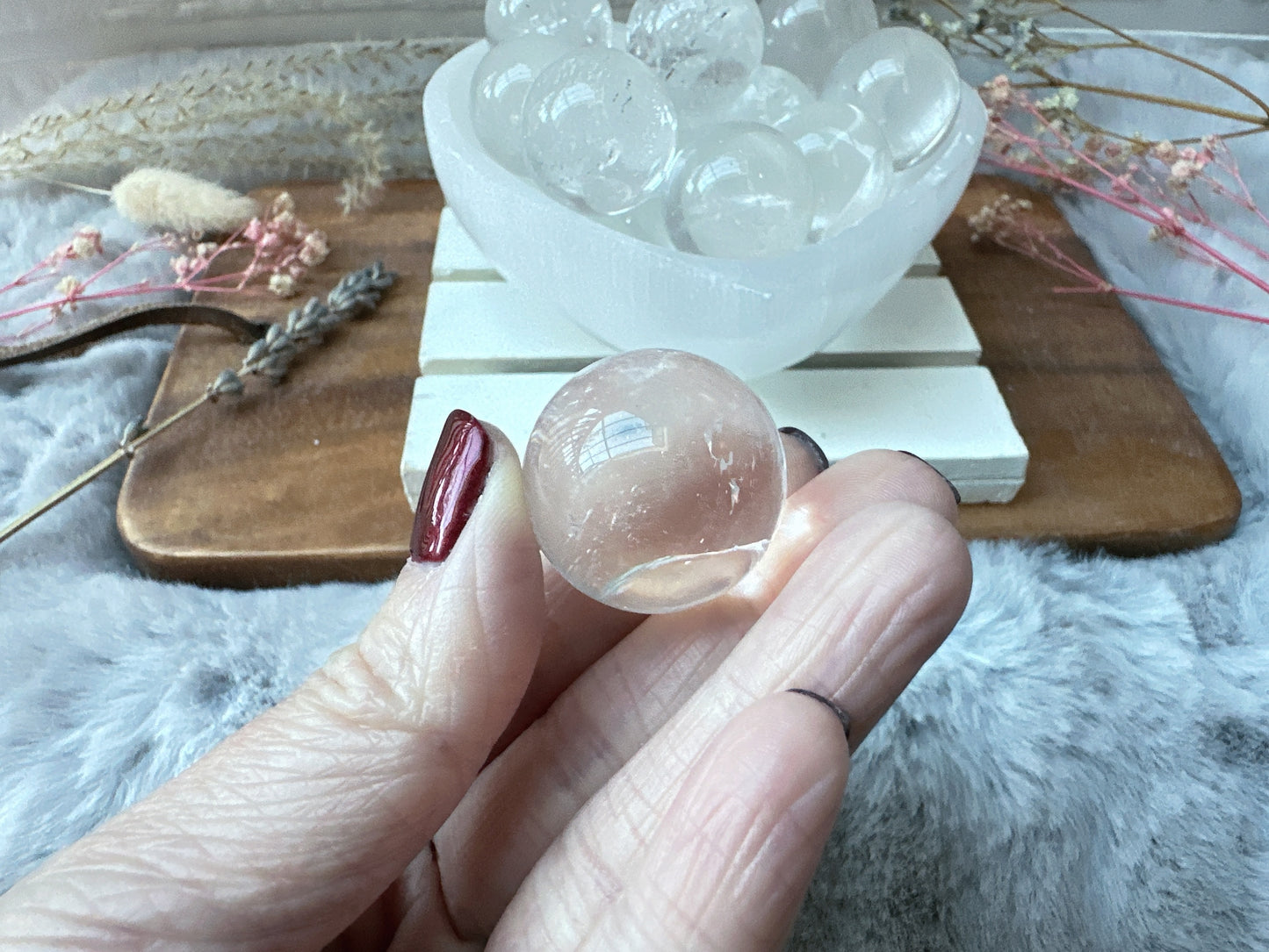 Mini Clear Quartz Sphere