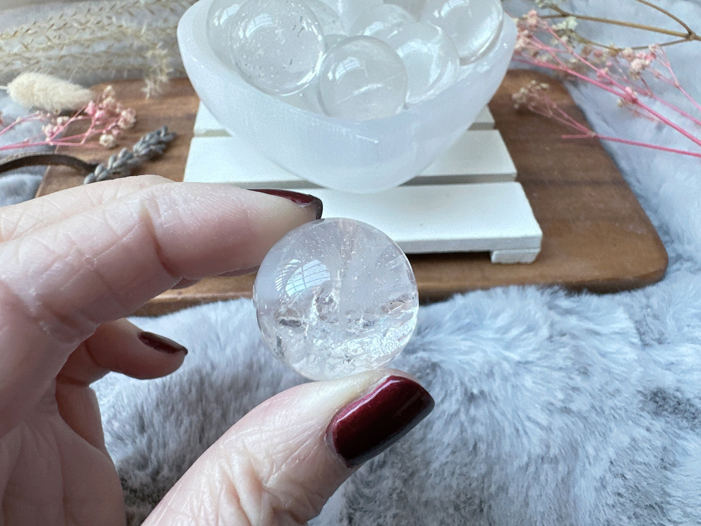 Mini Clear Quartz Sphere