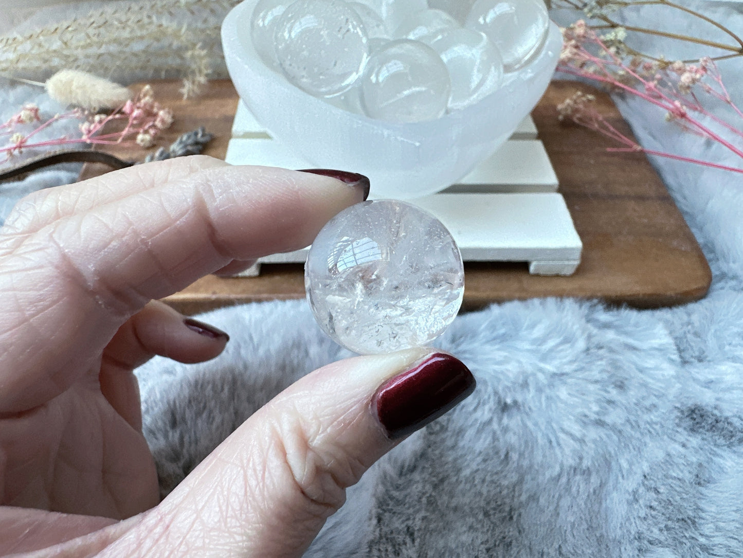 Mini Clear Quartz Sphere