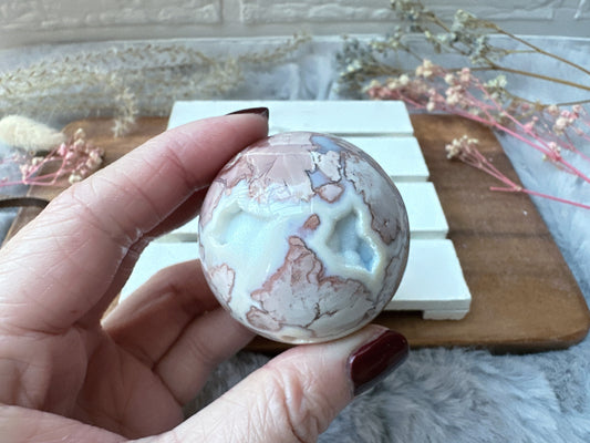 Small Pink Agate Sphere