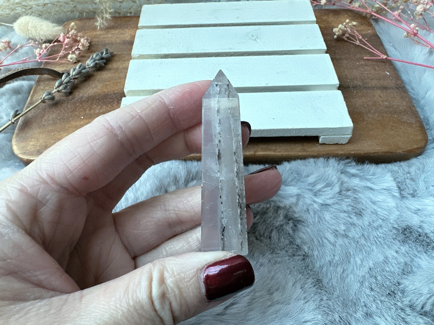 Mini Dendritic Quartz Tower Obelisk