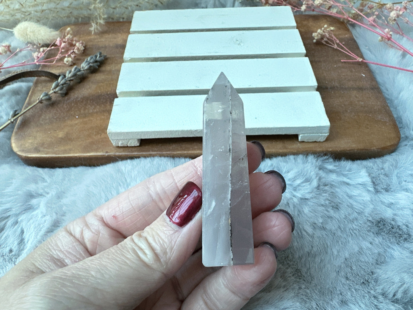 Mini Dendritic Quartz Tower Obelisk