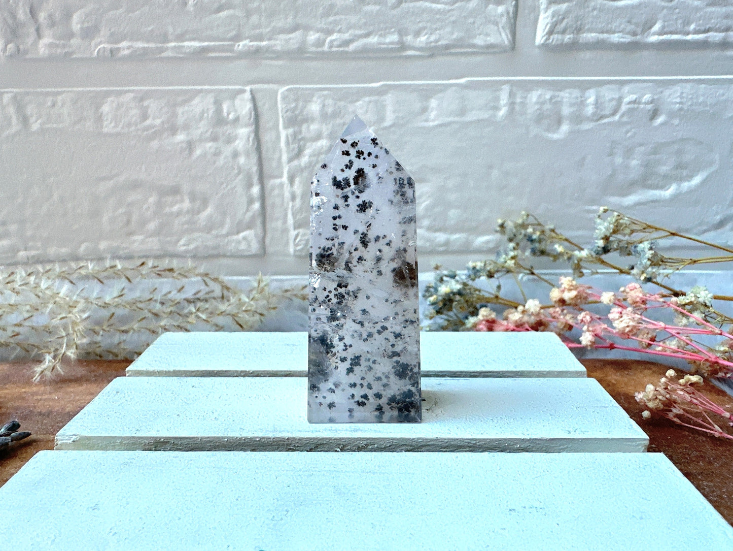 Mini Dendritic Quartz Tower Obelisk