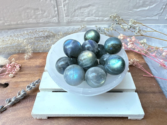 Tiny Labradorite Sphere