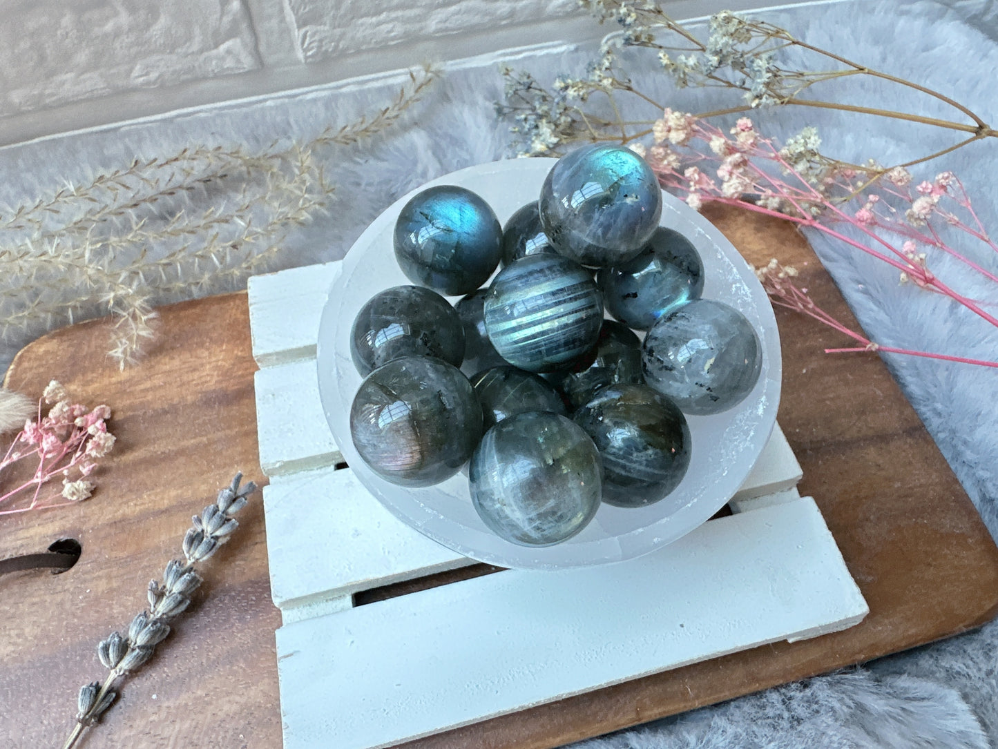 Mini Labradorite Sphere