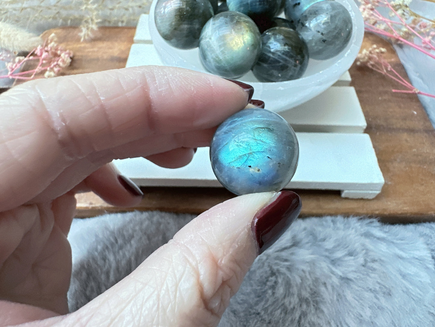 Mini Labradorite Sphere