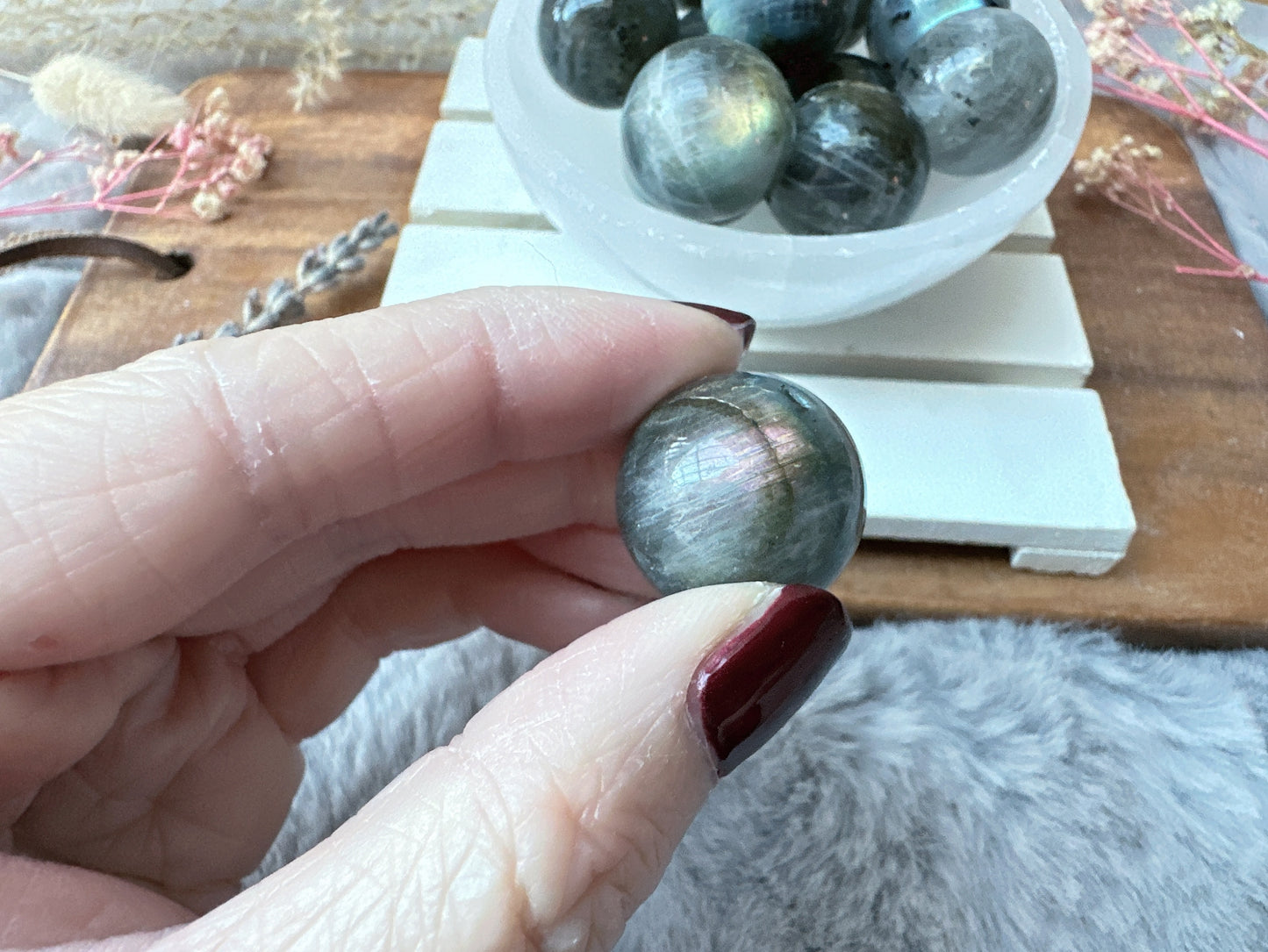 Mini Labradorite Sphere