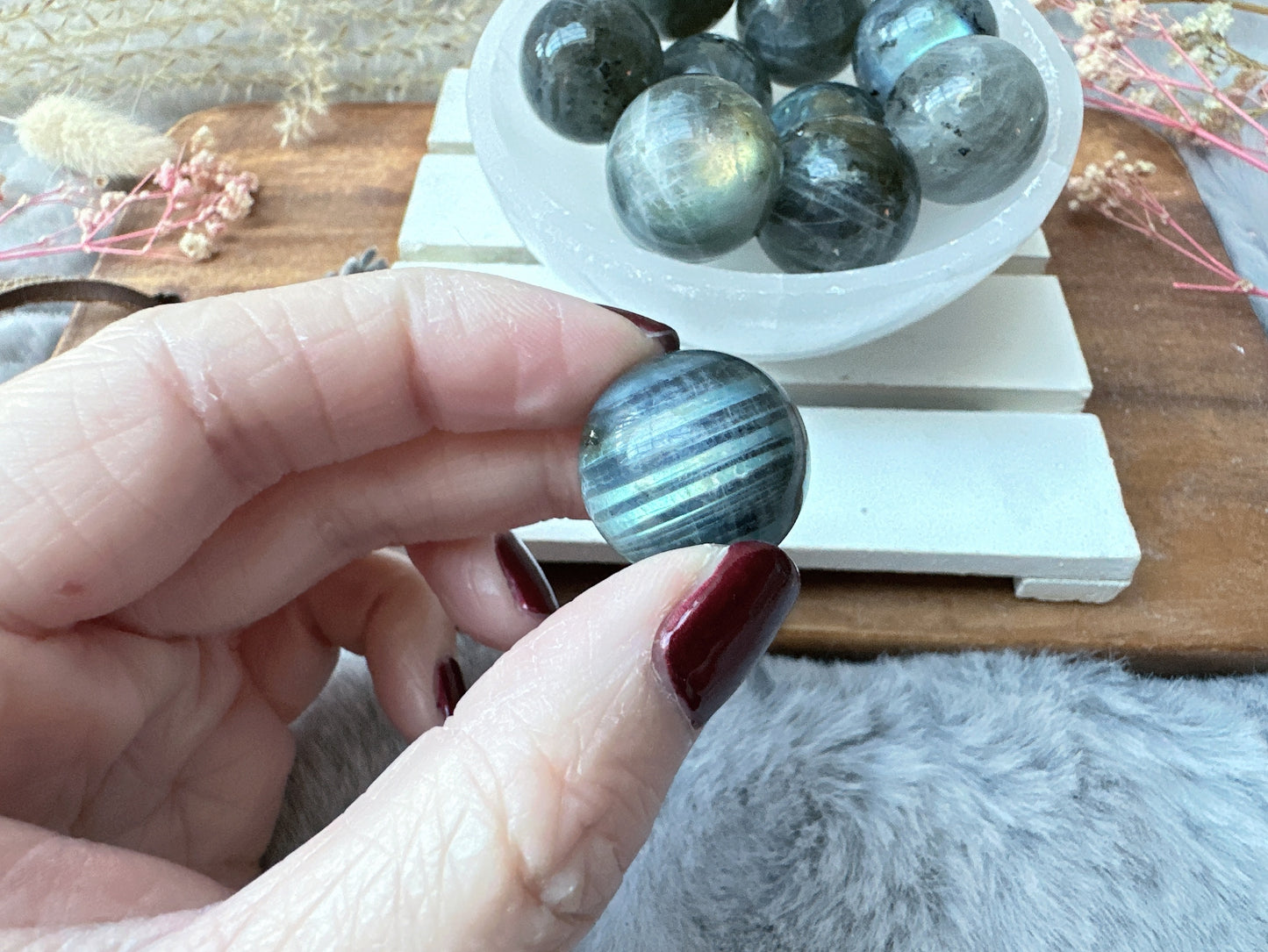 Mini Labradorite Sphere