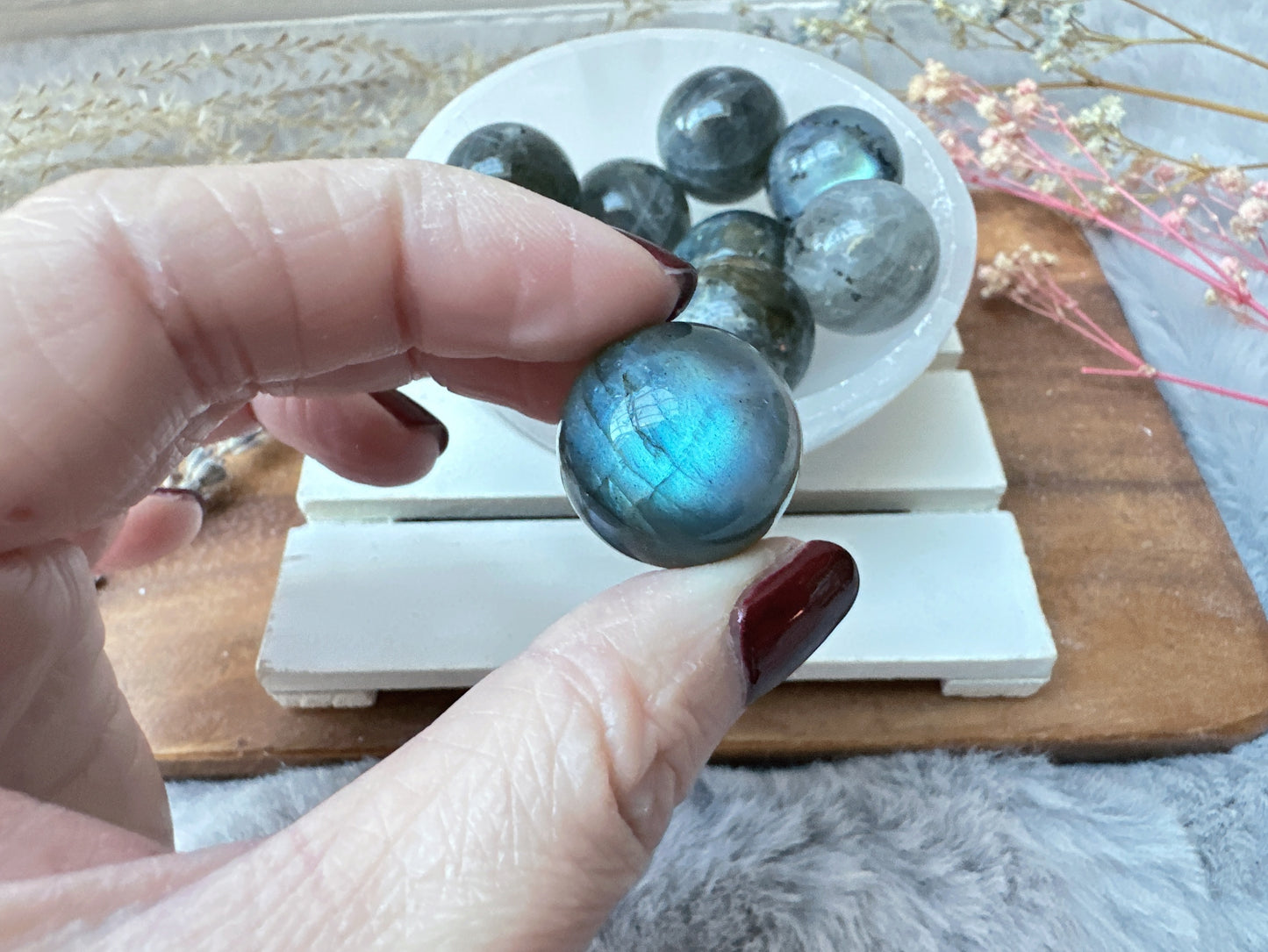 Mini Labradorite Sphere