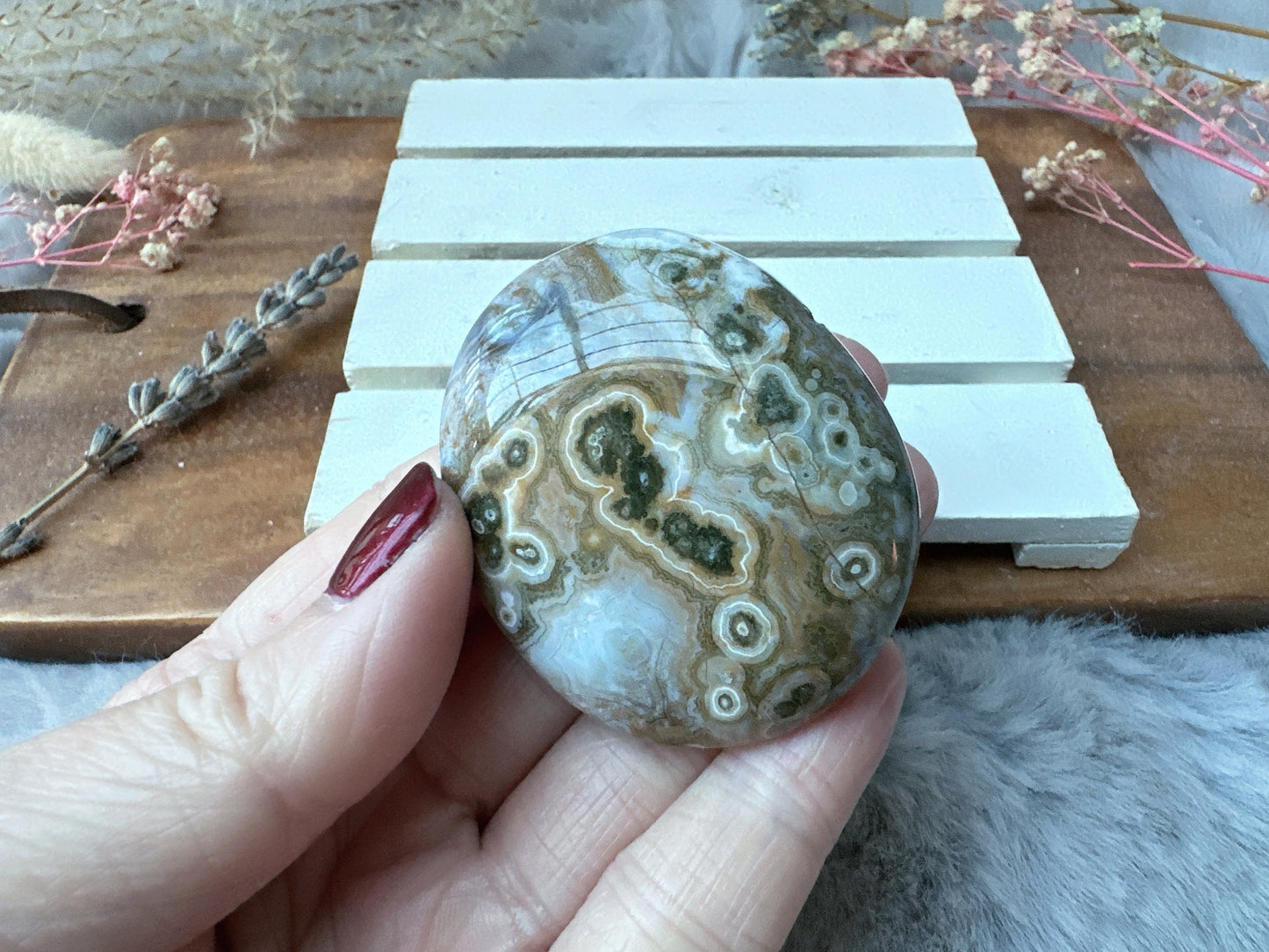 Ocean Jasper Palm Stone