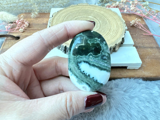 Small Ocean Jasper Palm Stone