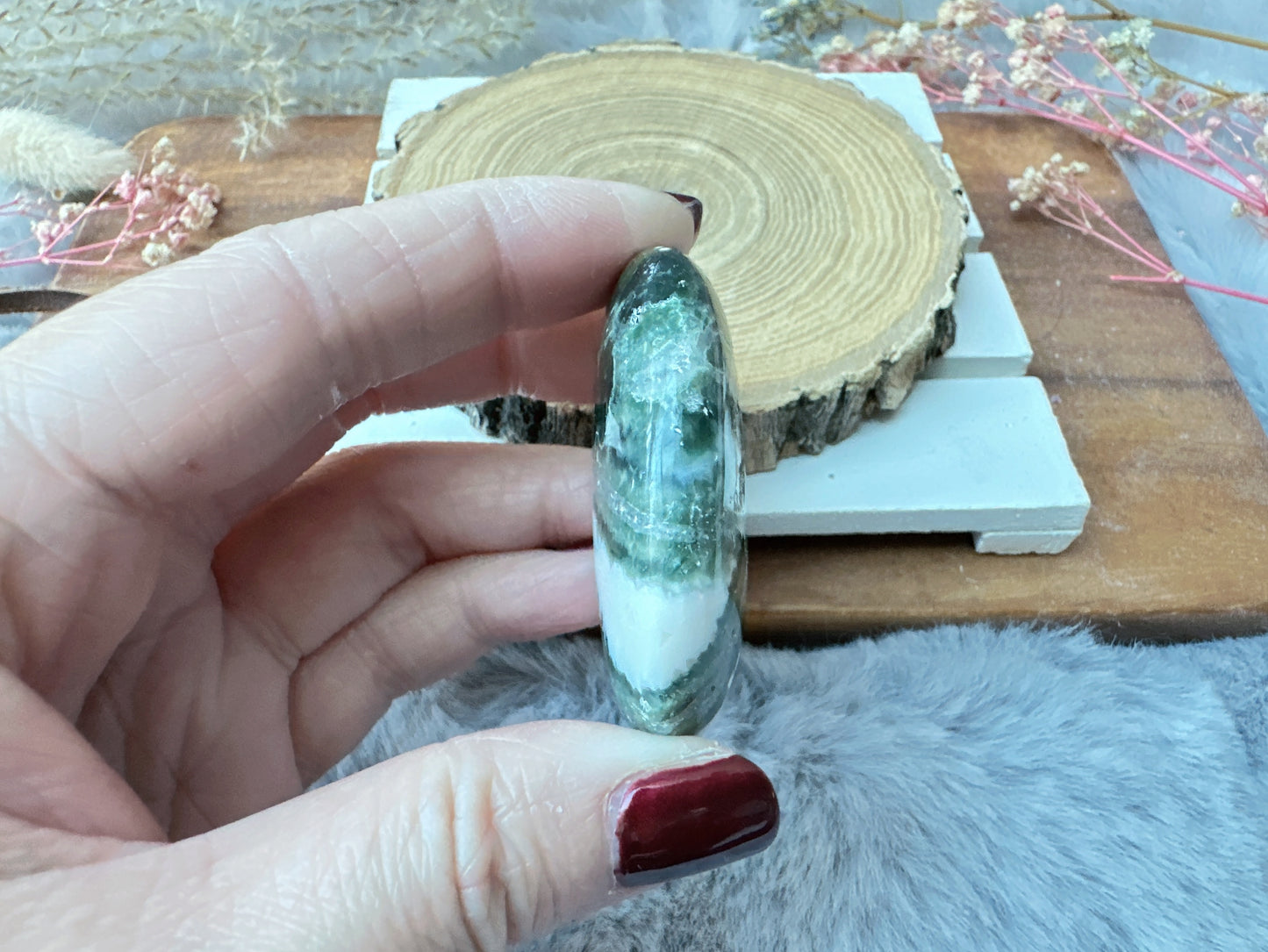 Small Ocean Jasper Palm Stone