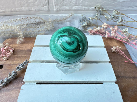 Small Malachite Sphere