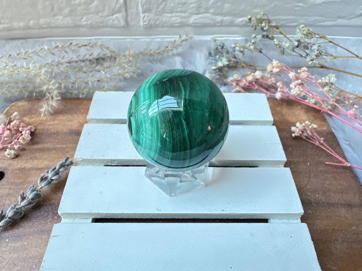 Small Malachite Sphere