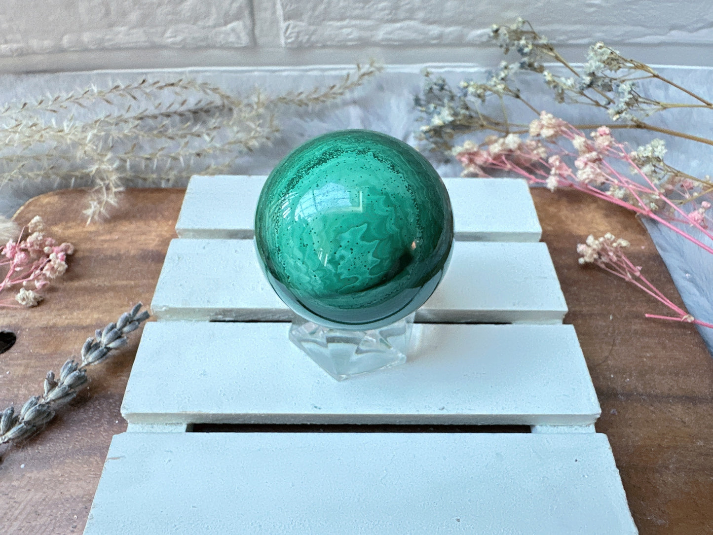 Small Malachite Sphere