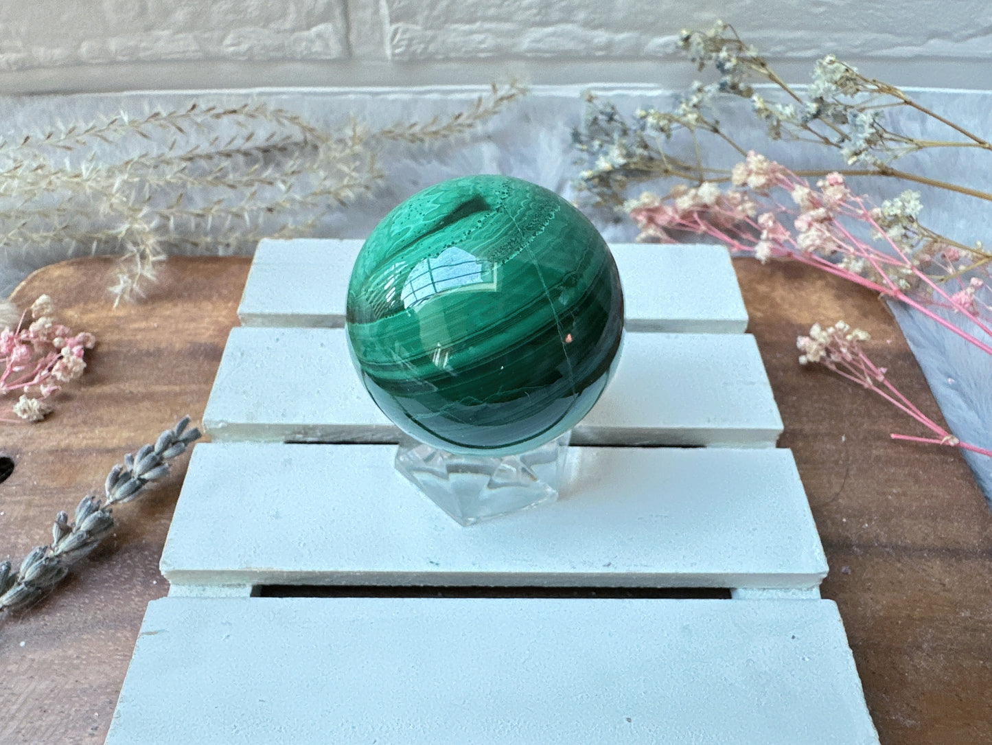 Small Malachite Sphere