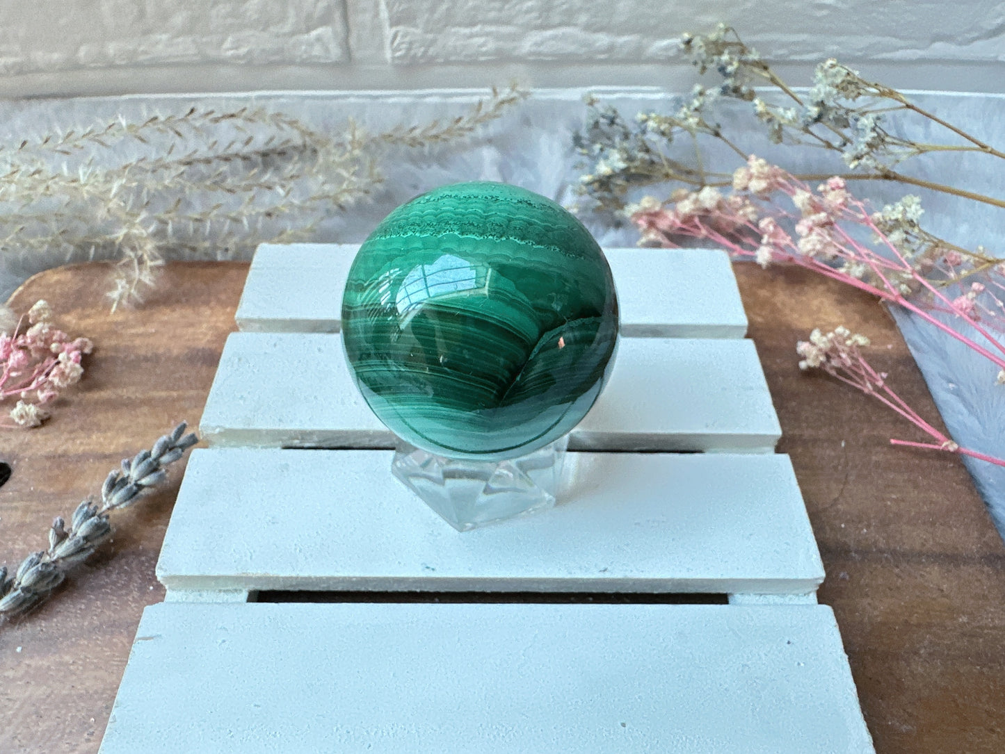 Small Malachite Sphere