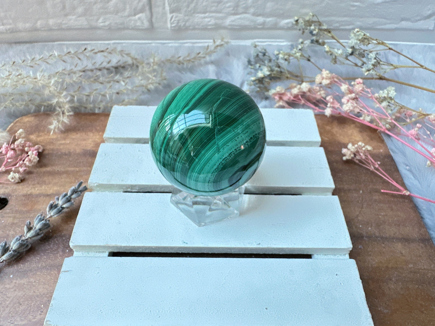 Small Malachite Sphere