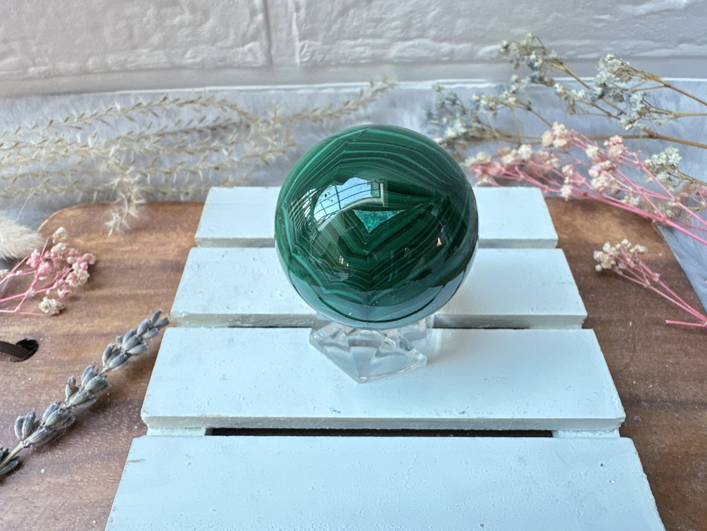 Small Malachite Sphere