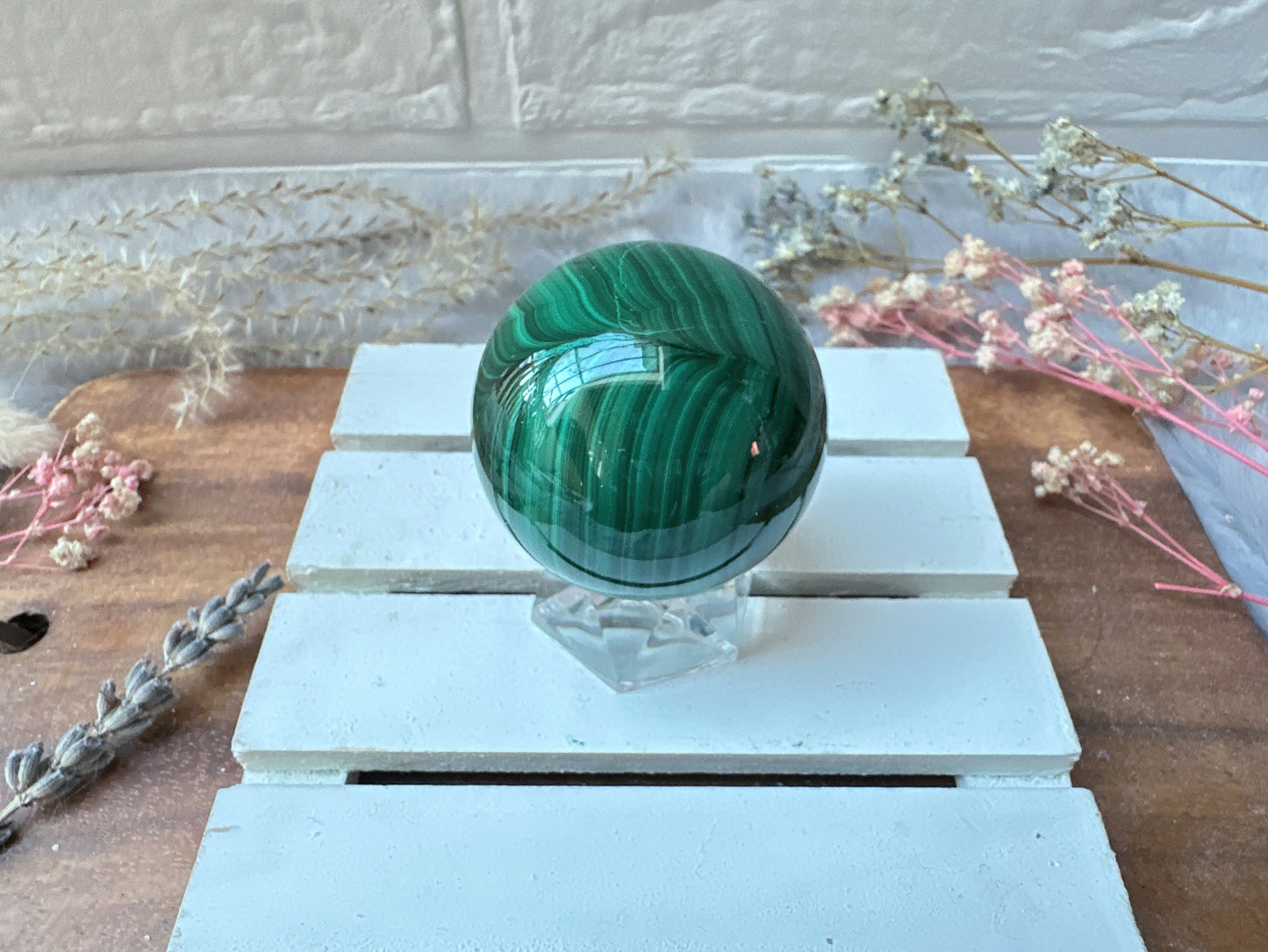 Small Malachite Sphere