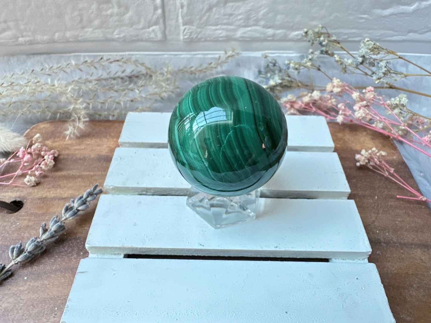 Small Malachite Sphere