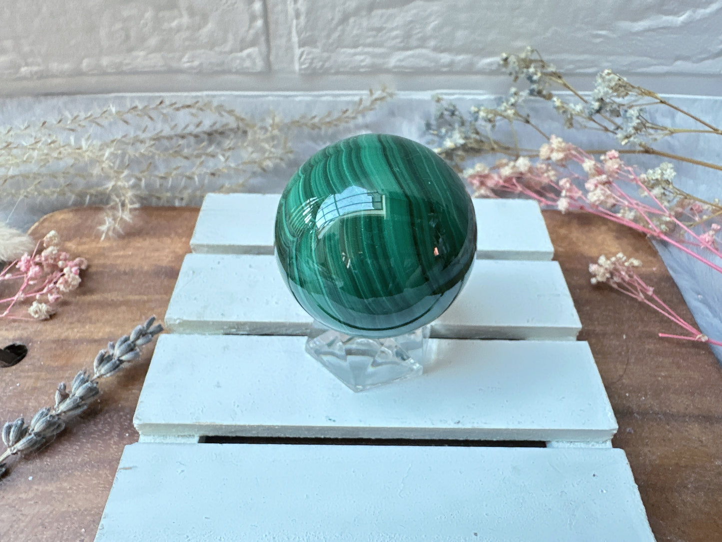 Small Malachite Sphere