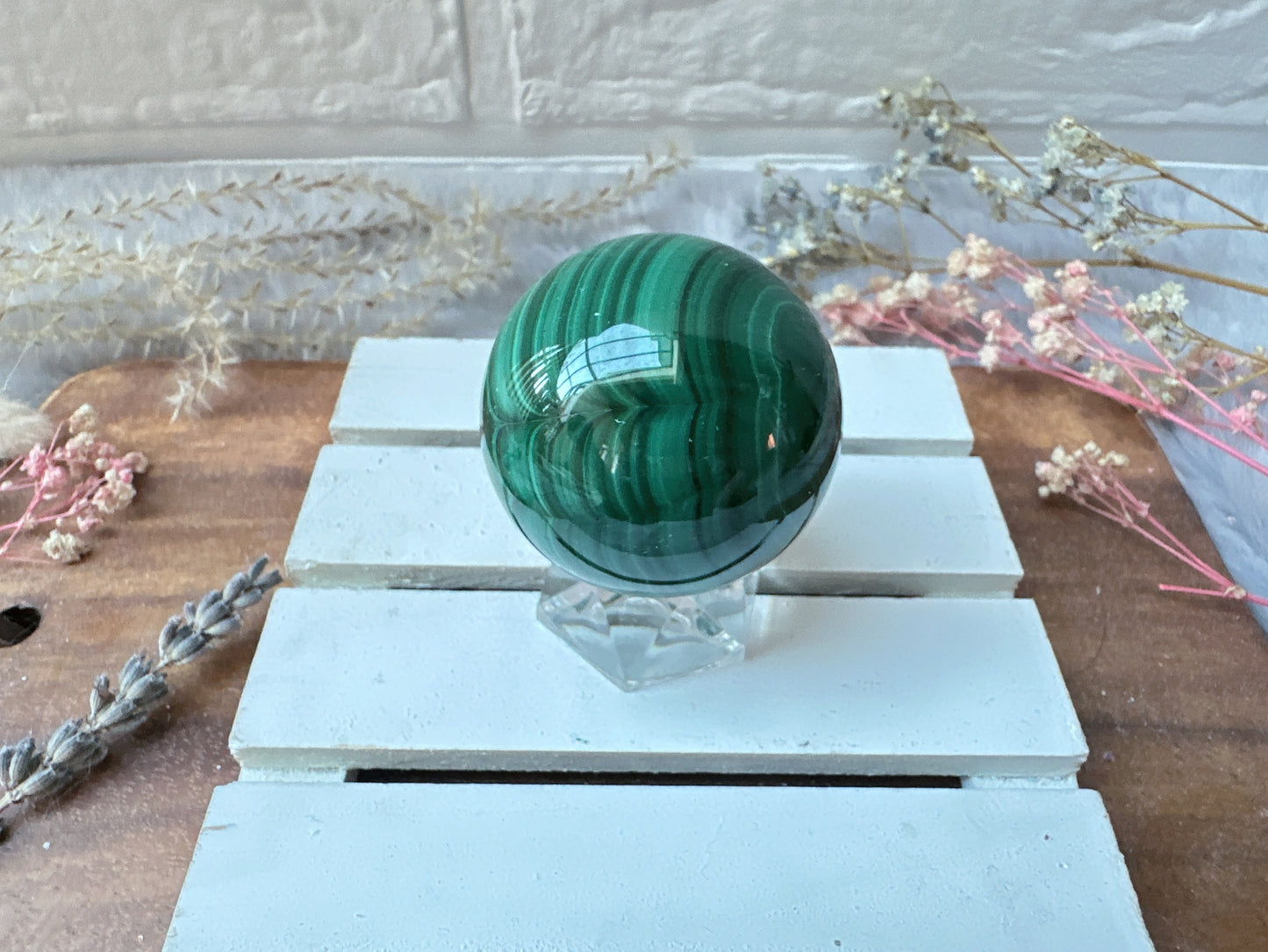 Small Malachite Sphere