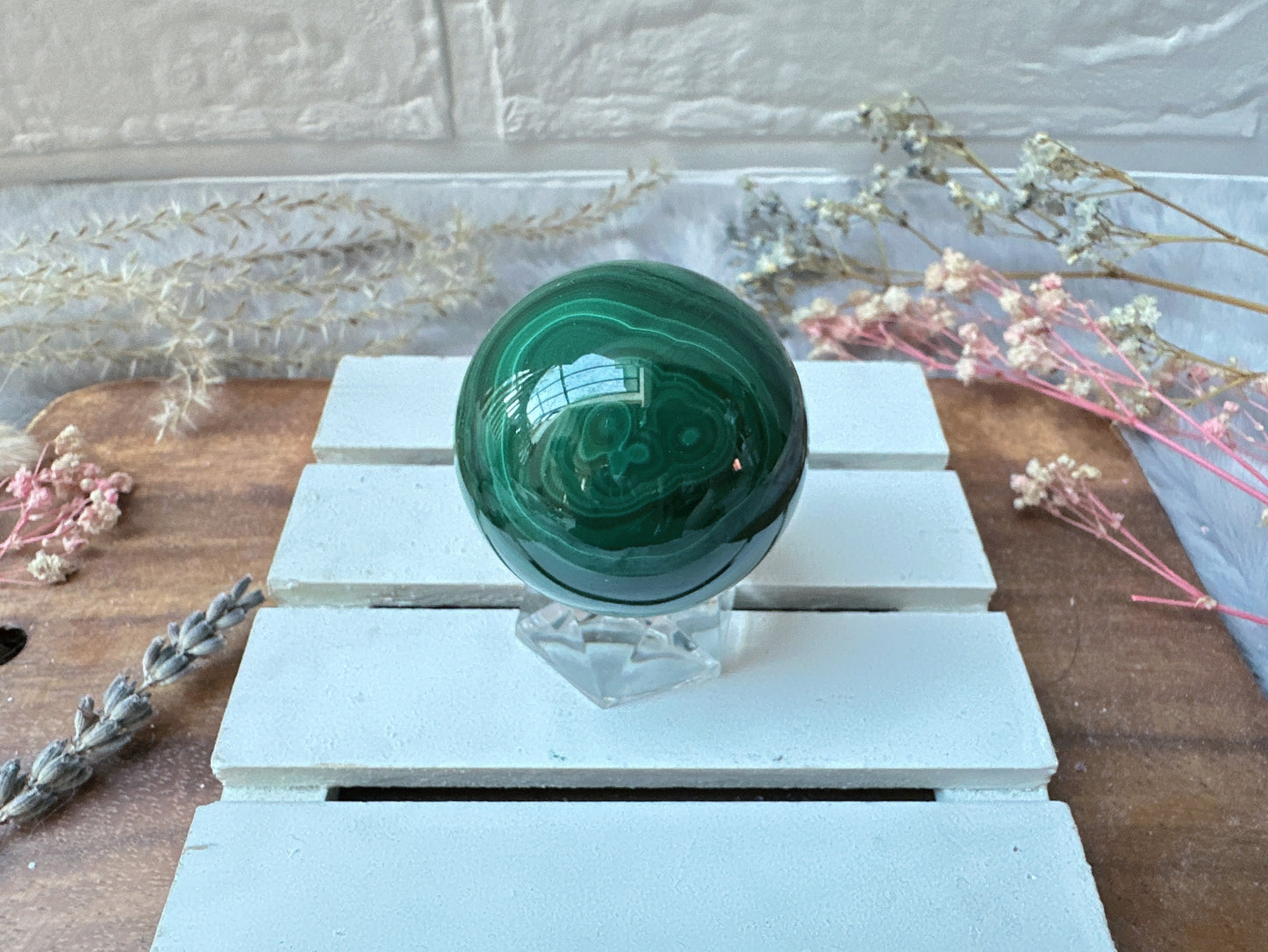 Small Malachite Sphere