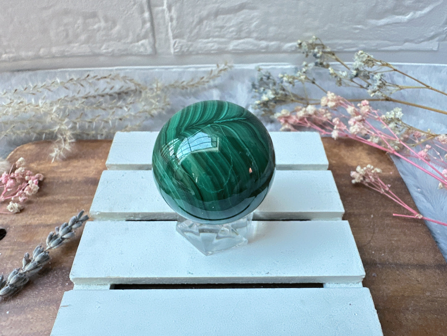 Small Malachite Sphere