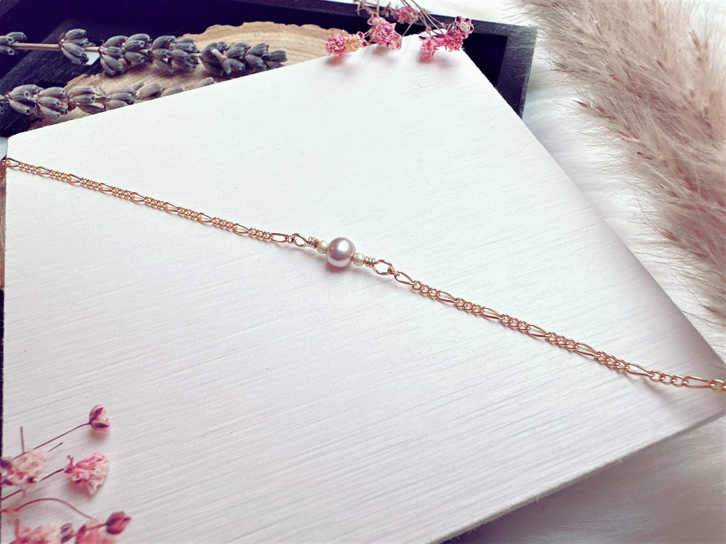 Delicate Lavender Freshwater Pearl Necklace