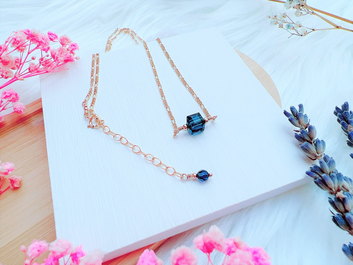 Crystal Cube Necklace